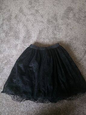 Black SPIDERWEB Lace  TUTU  Skirt